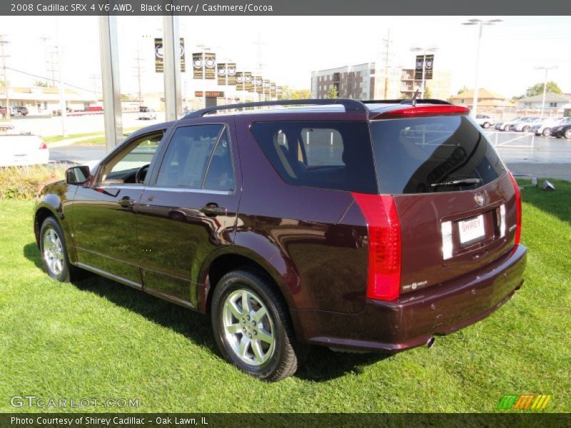 Black Cherry / Cashmere/Cocoa 2008 Cadillac SRX 4 V6 AWD