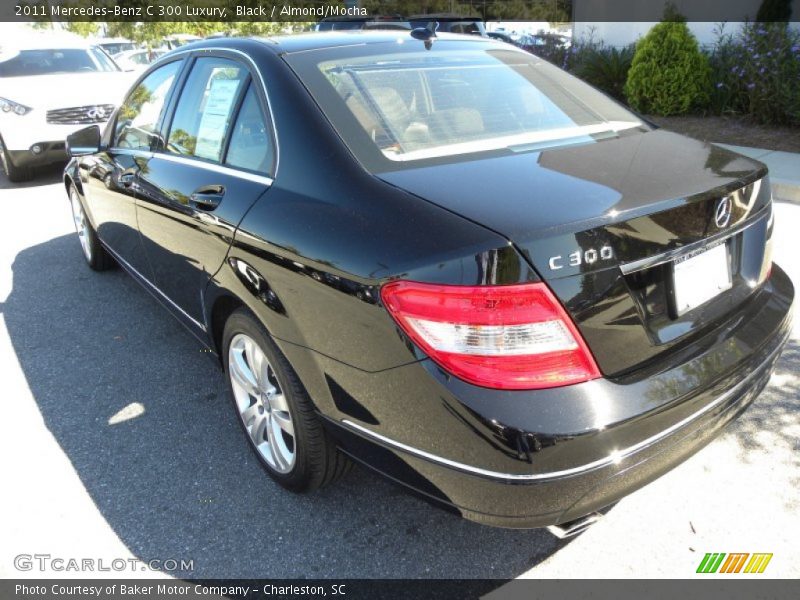 Black / Almond/Mocha 2011 Mercedes-Benz C 300 Luxury