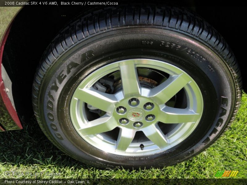 Black Cherry / Cashmere/Cocoa 2008 Cadillac SRX 4 V6 AWD