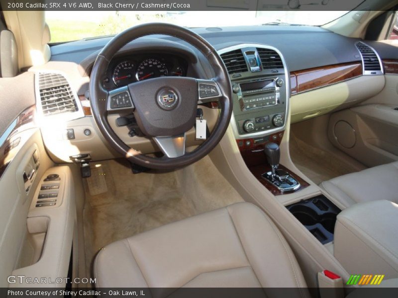 Black Cherry / Cashmere/Cocoa 2008 Cadillac SRX 4 V6 AWD