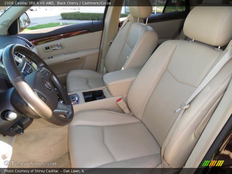 Black Cherry / Cashmere/Cocoa 2008 Cadillac SRX 4 V6 AWD
