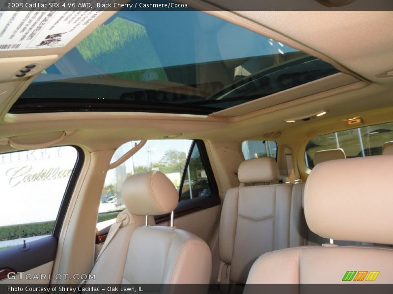 Black Cherry / Cashmere/Cocoa 2008 Cadillac SRX 4 V6 AWD
