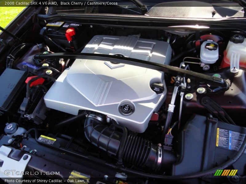 Black Cherry / Cashmere/Cocoa 2008 Cadillac SRX 4 V6 AWD