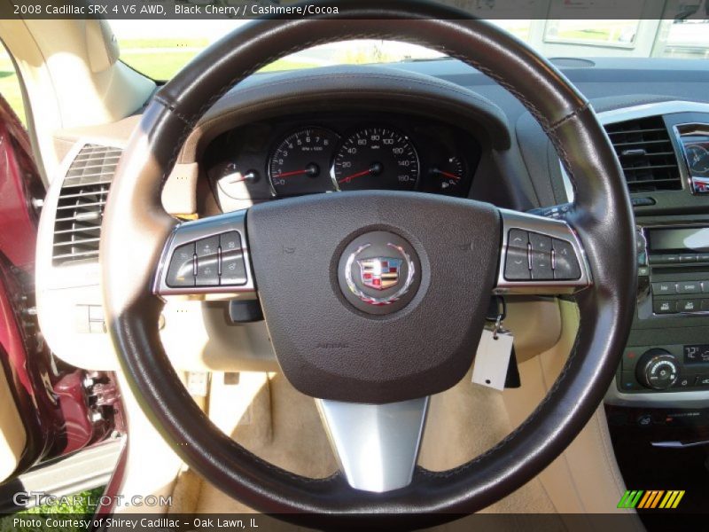 Black Cherry / Cashmere/Cocoa 2008 Cadillac SRX 4 V6 AWD