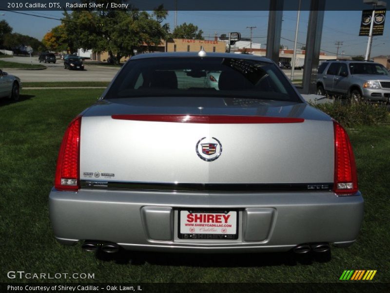 Radiant Silver / Ebony 2010 Cadillac DTS
