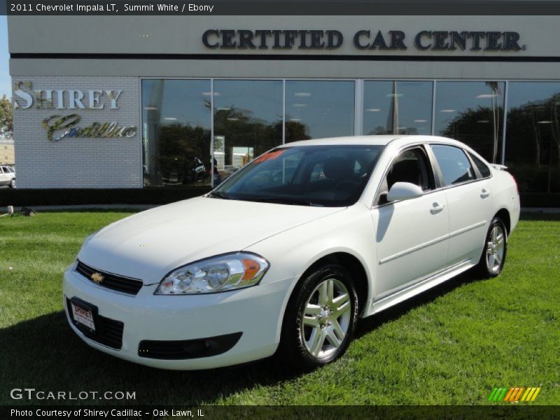 Summit White / Ebony 2011 Chevrolet Impala LT