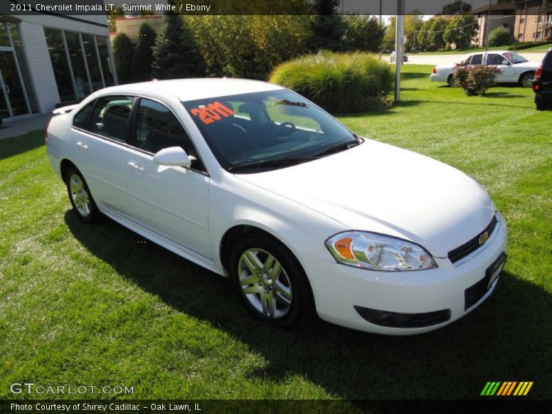 Summit White / Ebony 2011 Chevrolet Impala LT