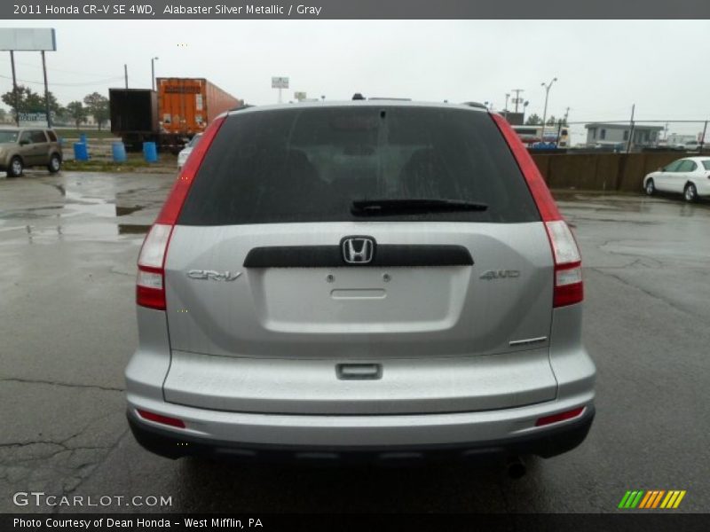 Alabaster Silver Metallic / Gray 2011 Honda CR-V SE 4WD