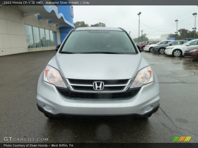 Alabaster Silver Metallic / Gray 2011 Honda CR-V SE 4WD