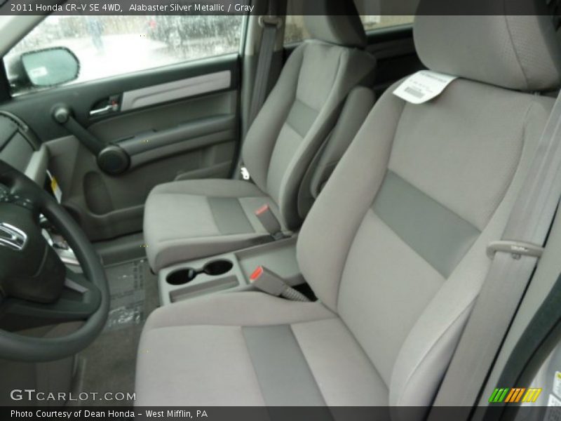 Alabaster Silver Metallic / Gray 2011 Honda CR-V SE 4WD