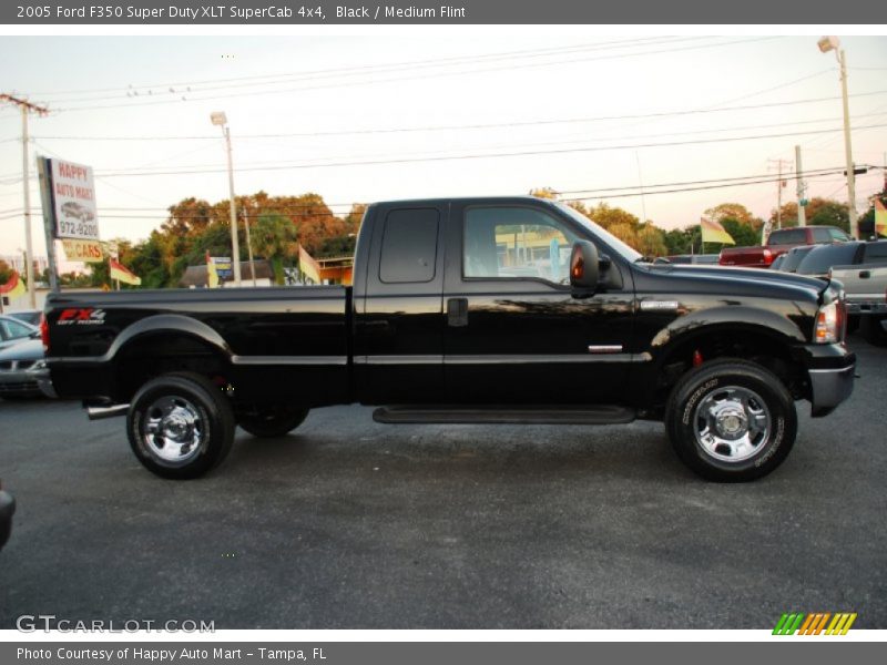 Black / Medium Flint 2005 Ford F350 Super Duty XLT SuperCab 4x4