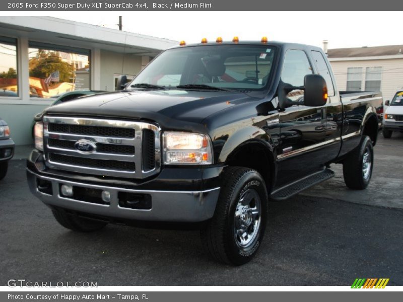 Black / Medium Flint 2005 Ford F350 Super Duty XLT SuperCab 4x4