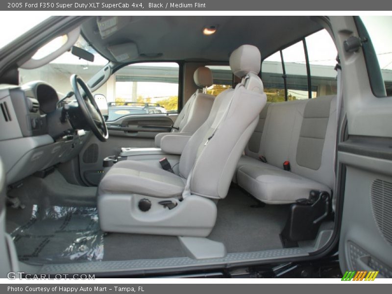  2005 F350 Super Duty XLT SuperCab 4x4 Medium Flint Interior