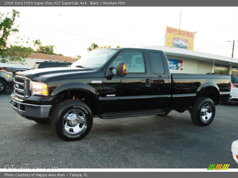 Black / Medium Flint 2005 Ford F350 Super Duty XLT SuperCab 4x4