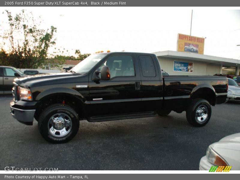 Black / Medium Flint 2005 Ford F350 Super Duty XLT SuperCab 4x4