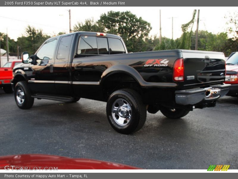 Black / Medium Flint 2005 Ford F350 Super Duty XLT SuperCab 4x4