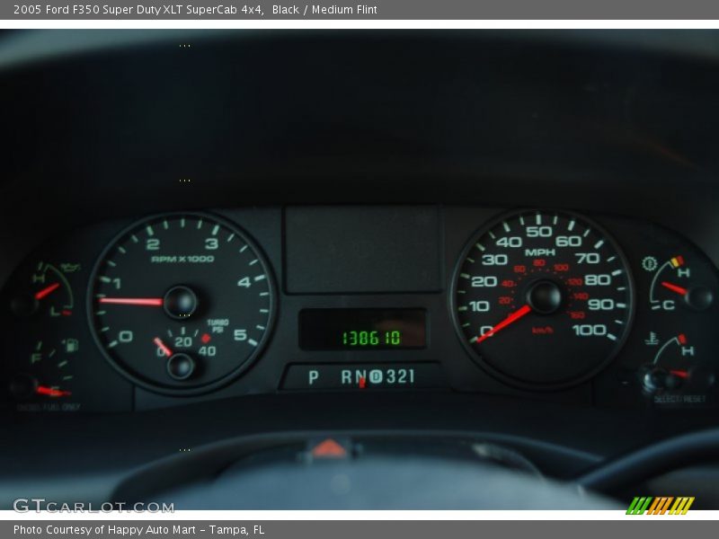  2005 F350 Super Duty XLT SuperCab 4x4 XLT SuperCab 4x4 Gauges