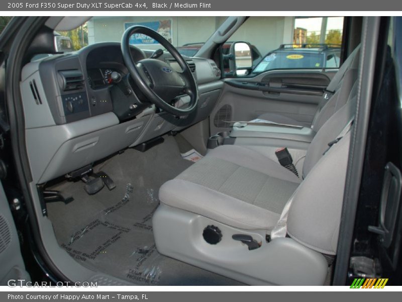 Black / Medium Flint 2005 Ford F350 Super Duty XLT SuperCab 4x4