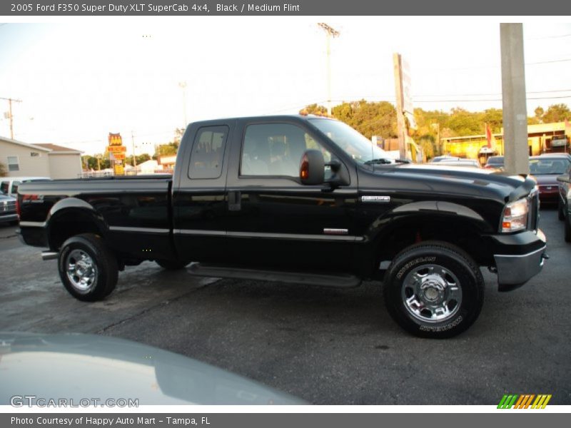 Black / Medium Flint 2005 Ford F350 Super Duty XLT SuperCab 4x4