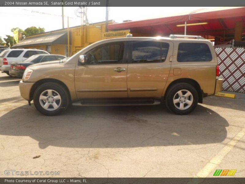  2004 Armada SE Sahara Gold Metallic