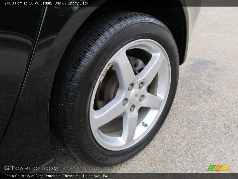 Black / Ebony Black 2008 Pontiac G6 V6 Sedan