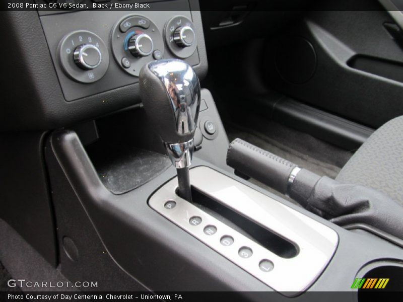 Black / Ebony Black 2008 Pontiac G6 V6 Sedan