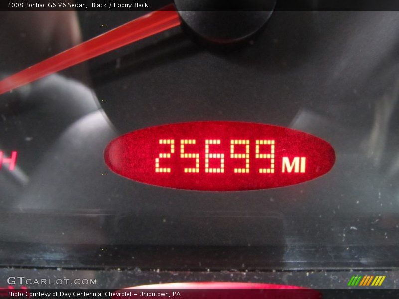 Black / Ebony Black 2008 Pontiac G6 V6 Sedan