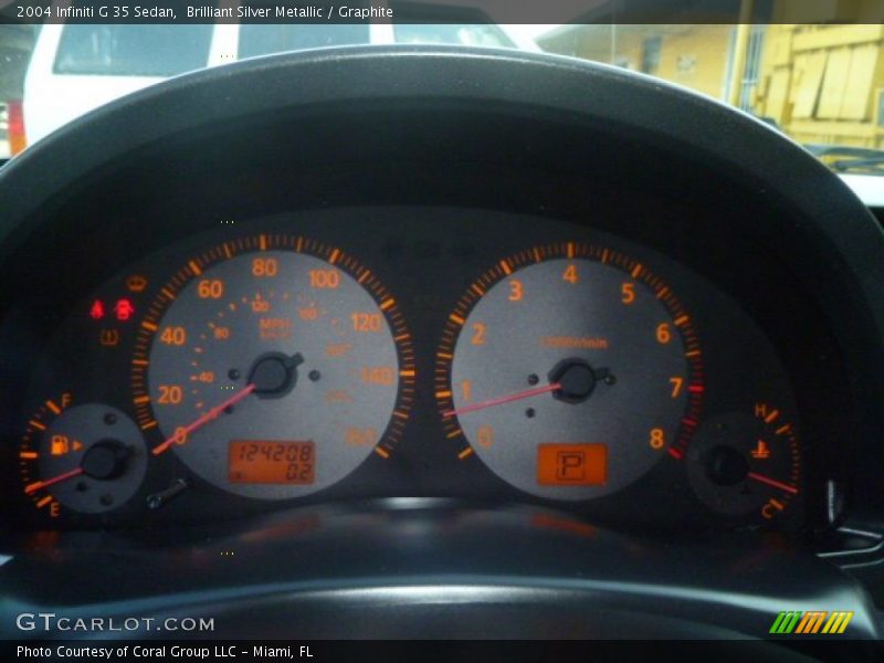 Brilliant Silver Metallic / Graphite 2004 Infiniti G 35 Sedan