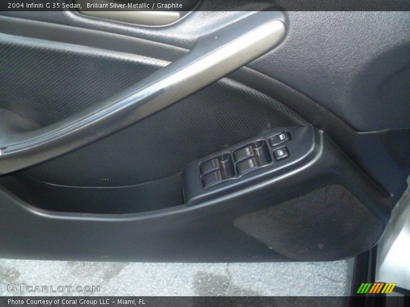 Brilliant Silver Metallic / Graphite 2004 Infiniti G 35 Sedan