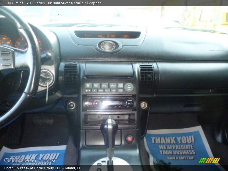 Brilliant Silver Metallic / Graphite 2004 Infiniti G 35 Sedan
