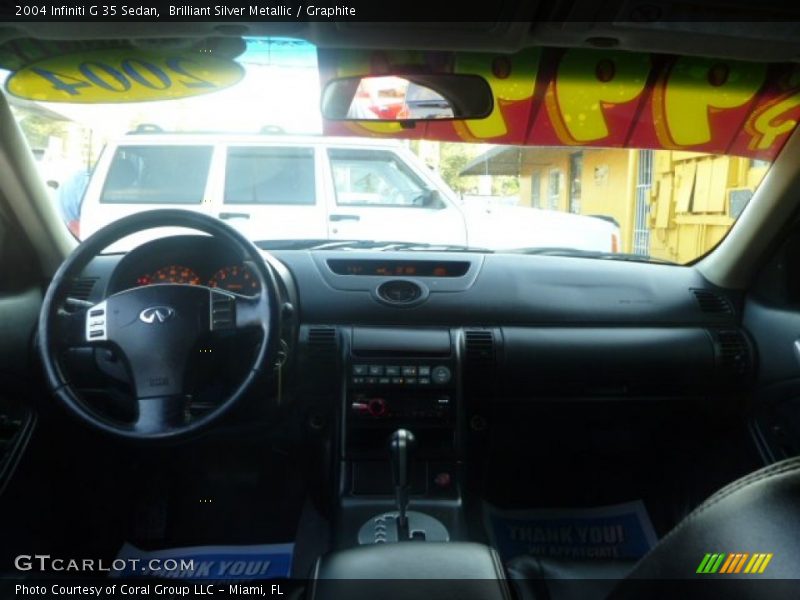 Brilliant Silver Metallic / Graphite 2004 Infiniti G 35 Sedan
