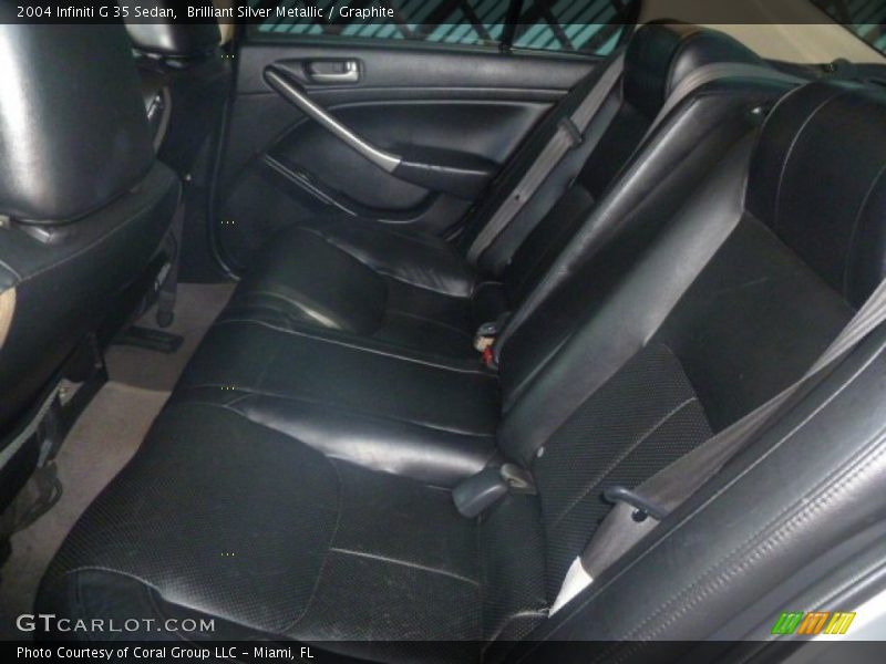 Brilliant Silver Metallic / Graphite 2004 Infiniti G 35 Sedan