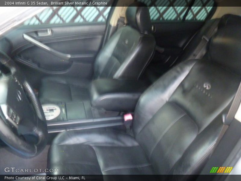 Brilliant Silver Metallic / Graphite 2004 Infiniti G 35 Sedan