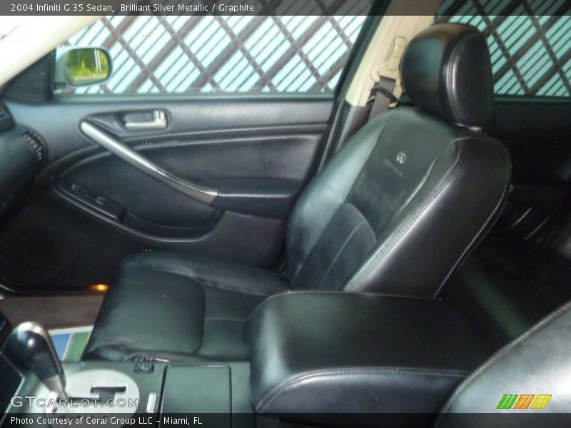 Brilliant Silver Metallic / Graphite 2004 Infiniti G 35 Sedan