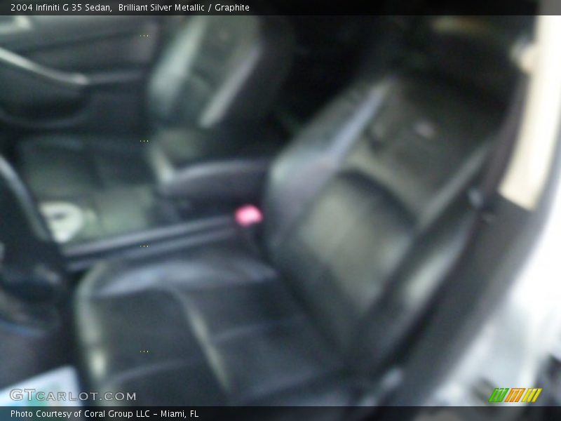 Brilliant Silver Metallic / Graphite 2004 Infiniti G 35 Sedan
