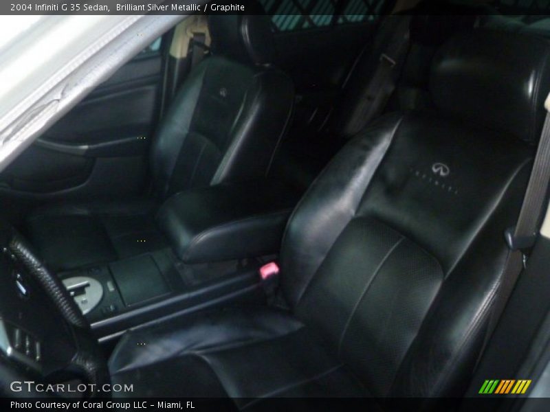 Brilliant Silver Metallic / Graphite 2004 Infiniti G 35 Sedan