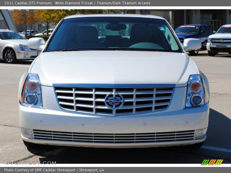 White Diamond Tricoat / Titanium/Dark Titanium Accents 2011 Cadillac DTS Premium