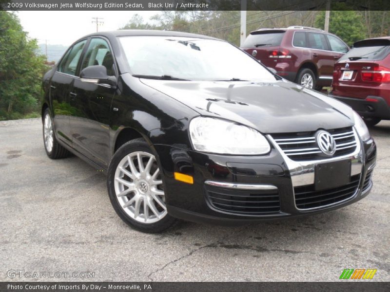 Black Uni / Anthracite 2009 Volkswagen Jetta Wolfsburg Edition Sedan