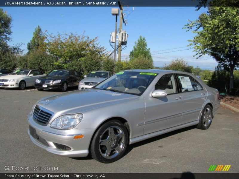 Brilliant Silver Metallic / Ash 2004 Mercedes-Benz S 430 Sedan