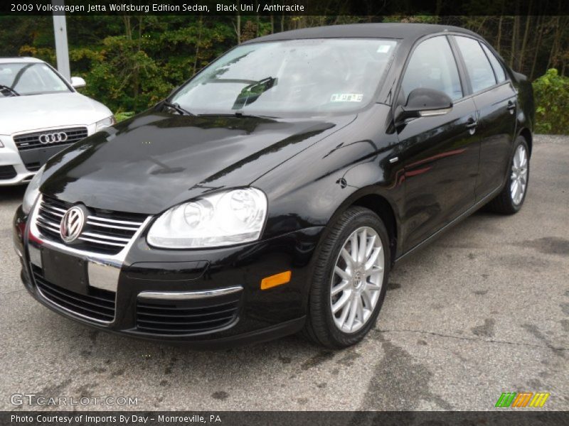 Black Uni / Anthracite 2009 Volkswagen Jetta Wolfsburg Edition Sedan