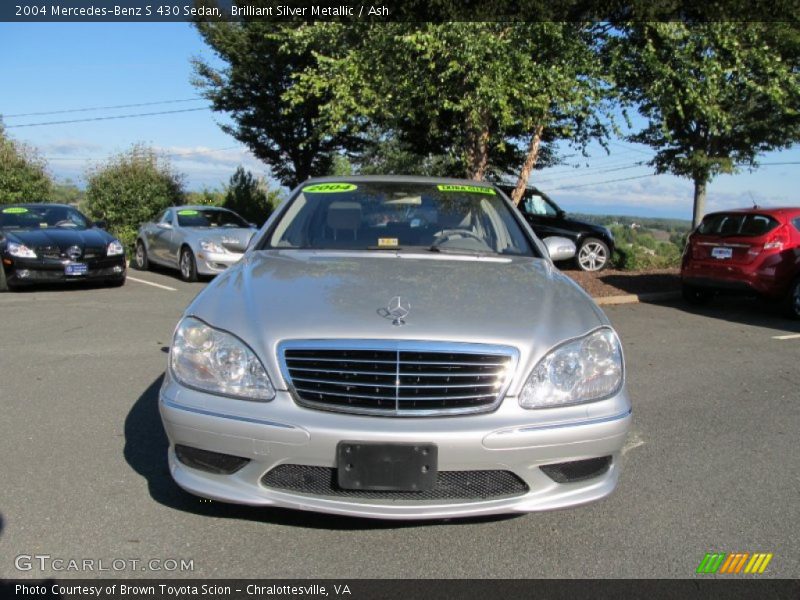 Brilliant Silver Metallic / Ash 2004 Mercedes-Benz S 430 Sedan