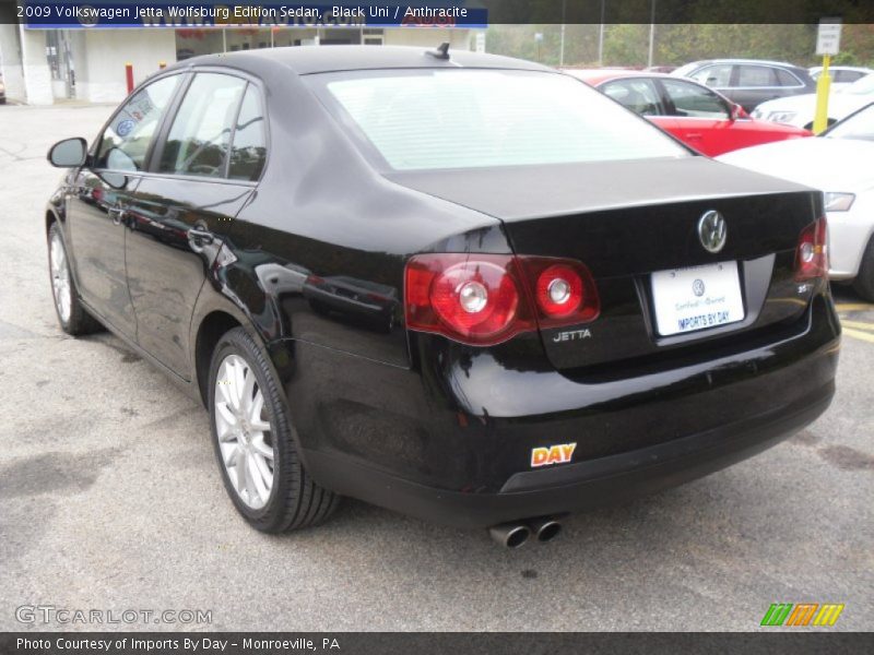 Black Uni / Anthracite 2009 Volkswagen Jetta Wolfsburg Edition Sedan