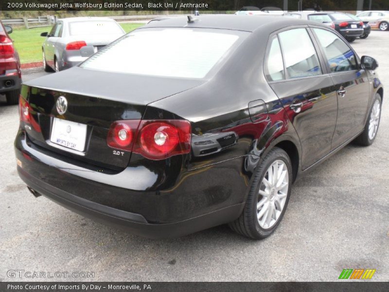 Black Uni / Anthracite 2009 Volkswagen Jetta Wolfsburg Edition Sedan