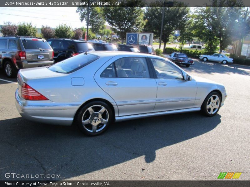 Brilliant Silver Metallic / Ash 2004 Mercedes-Benz S 430 Sedan
