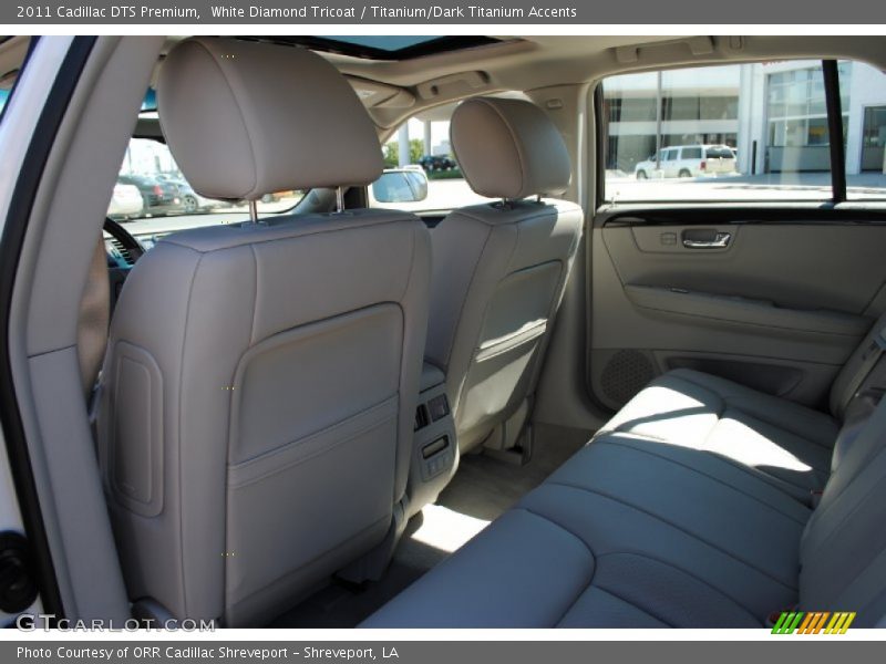 White Diamond Tricoat / Titanium/Dark Titanium Accents 2011 Cadillac DTS Premium