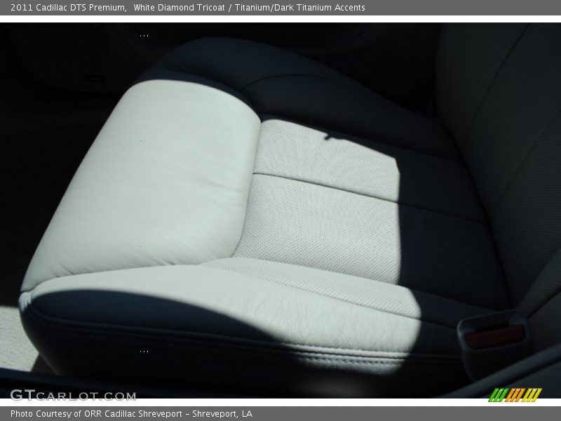 White Diamond Tricoat / Titanium/Dark Titanium Accents 2011 Cadillac DTS Premium