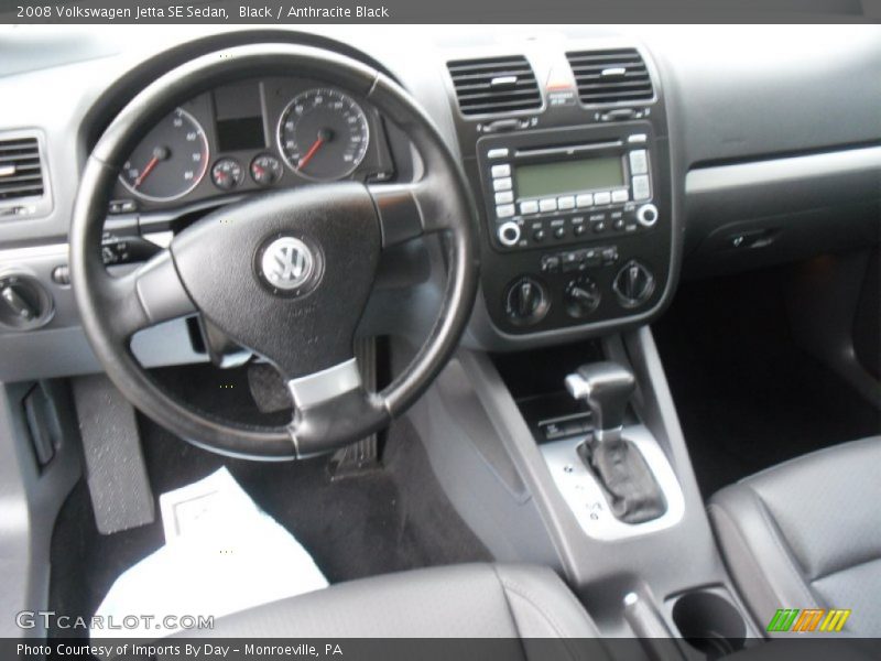 Black / Anthracite Black 2008 Volkswagen Jetta SE Sedan
