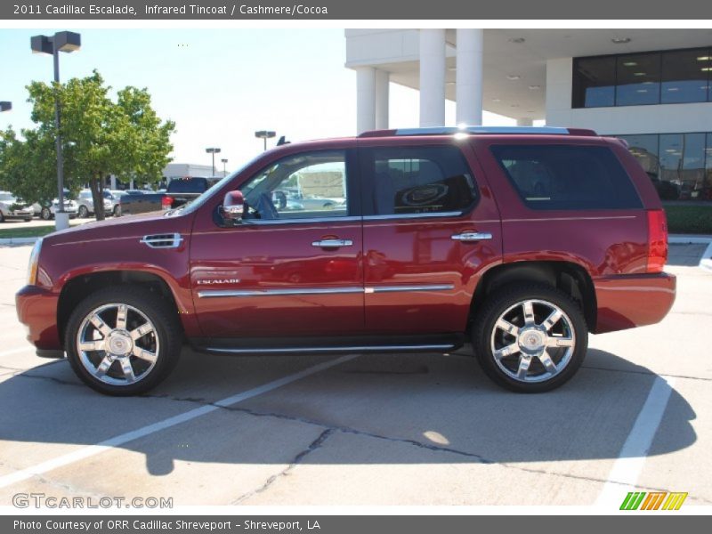 Infrared Tincoat / Cashmere/Cocoa 2011 Cadillac Escalade