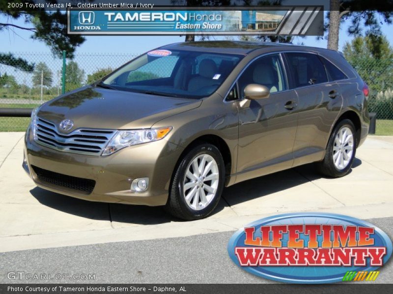 Golden Umber Mica / Ivory 2009 Toyota Venza I4