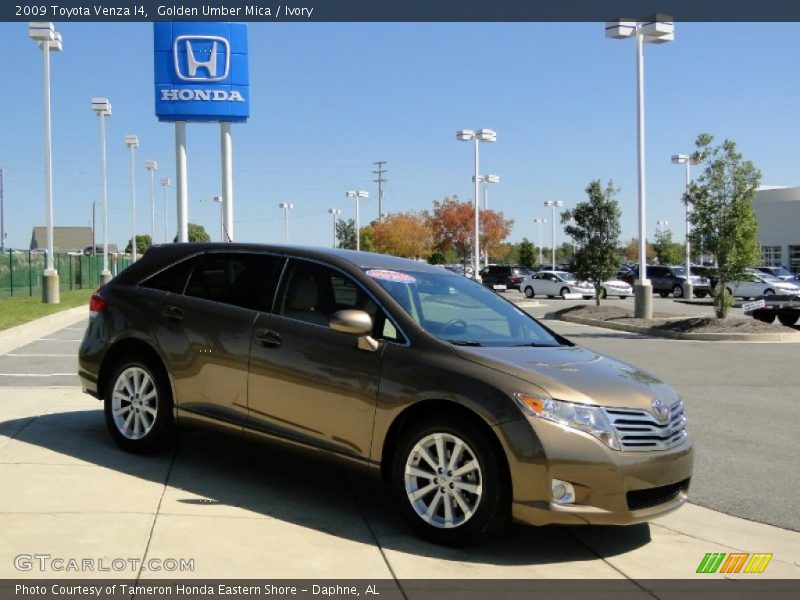 Golden Umber Mica / Ivory 2009 Toyota Venza I4